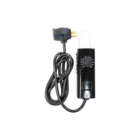 Tpi TPI Line Voltage Thermostat Industrial Series SPST Heat Only 6' Cord/Plug KT121 KT121